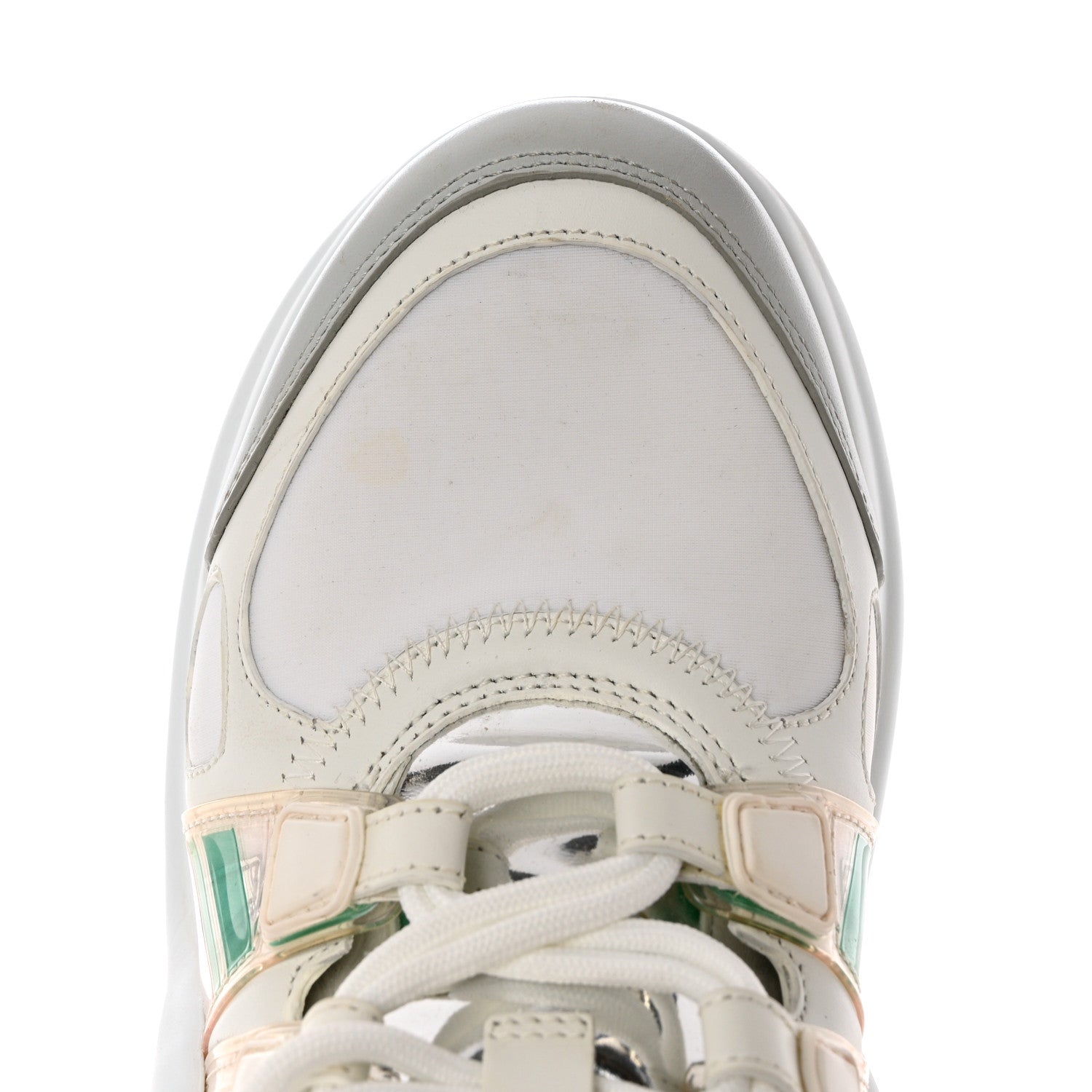 Louis Vuitton Calfskin Nylon LV Pop Archlight Sneaker 38.5 Metallic Rose Clair Pink 13 of 13