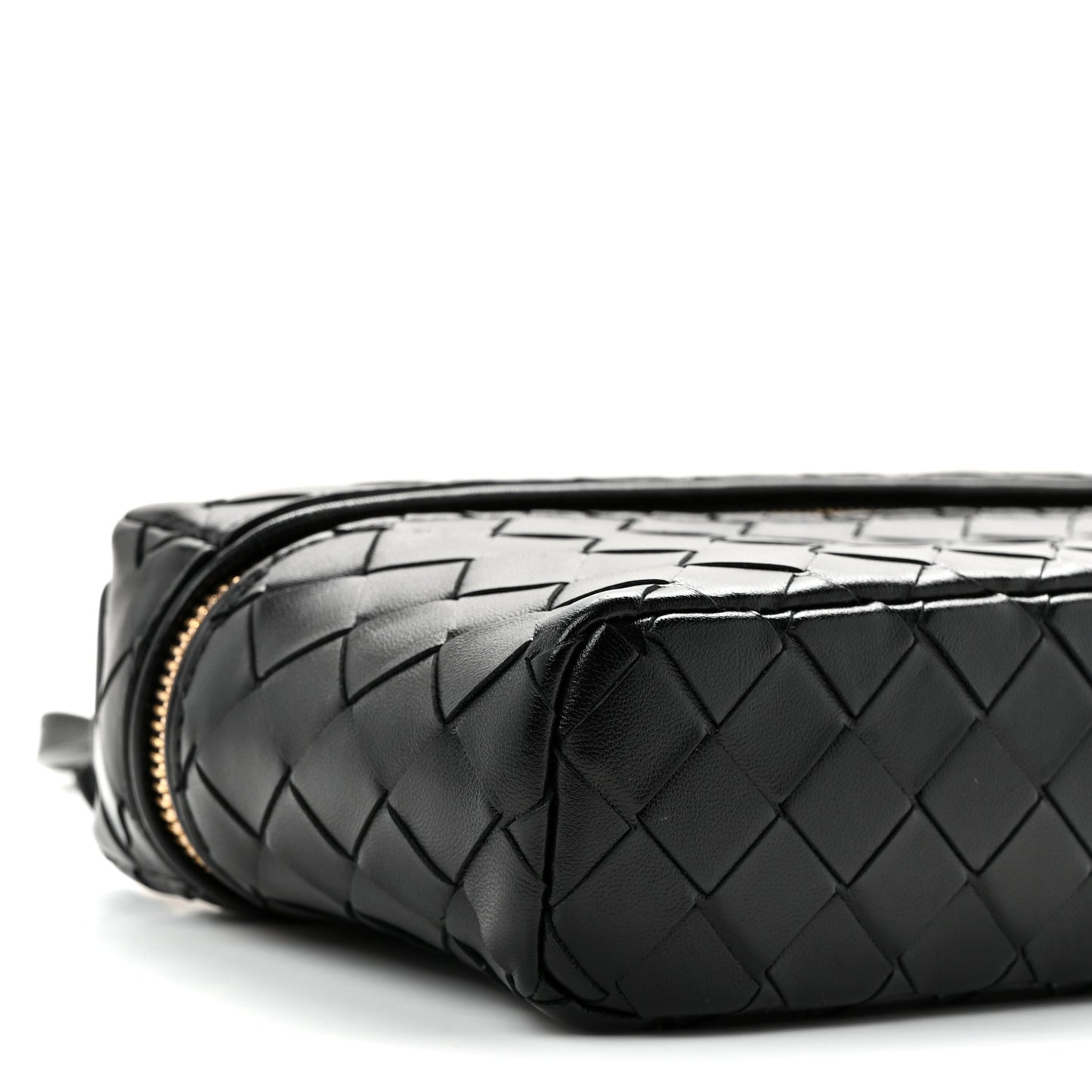 Calfskin Intrecciato Bang Bang Vanity Case Black