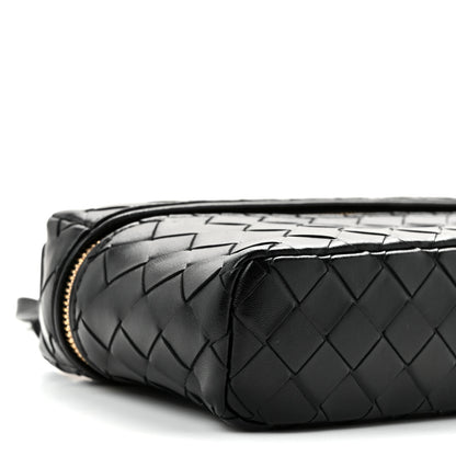 Bottega Veneta Calfskin Intrecciato Bang Bang Vanity Case Black 9 of 11