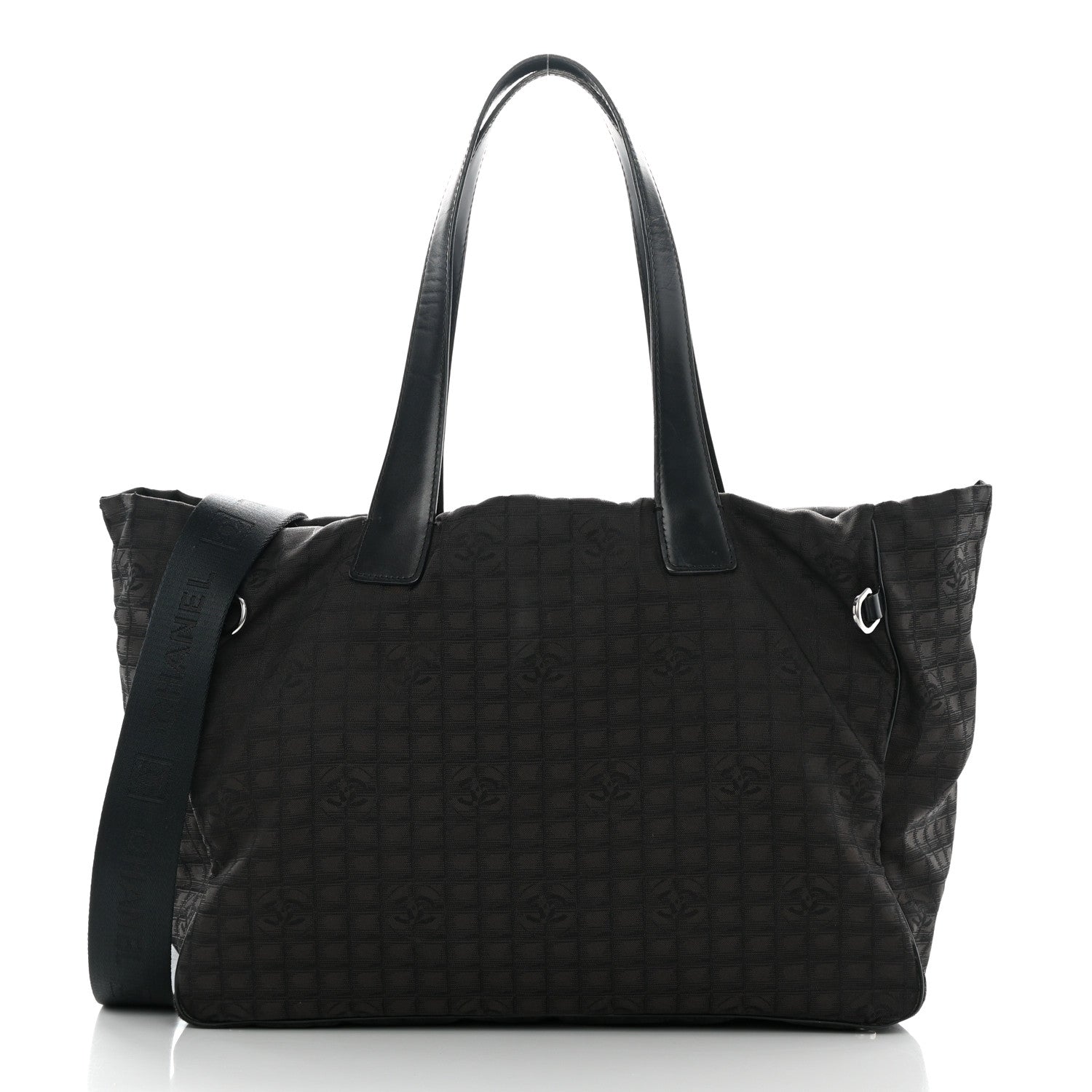 Chanel Nylon Travel Convertible Tote Black 3 of 20