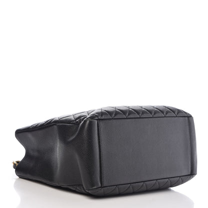 Chanel Caviar Quilted Grand Shopping Tote GST Black 4 of 14