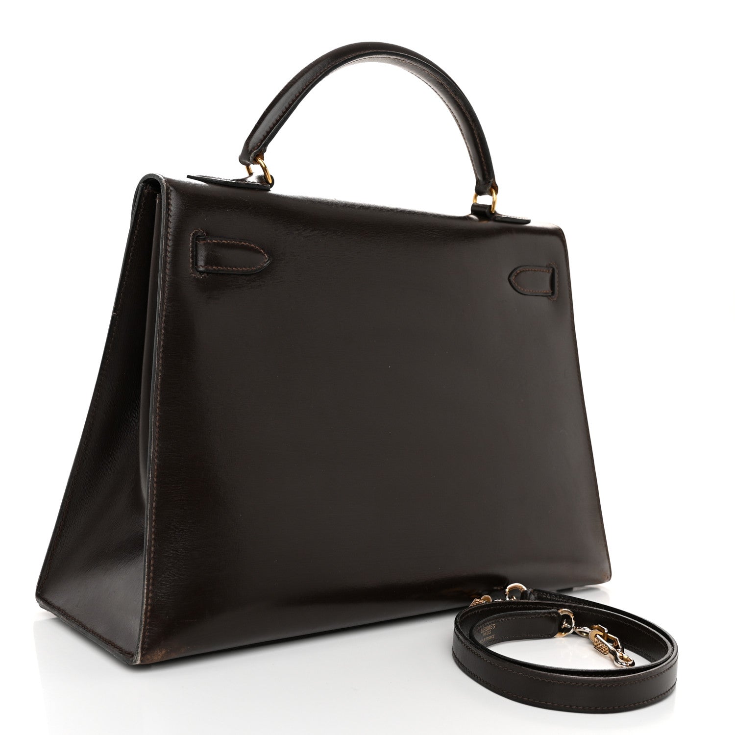Hermes Box Kelly Sellier 32 Chocolate 3 of 17