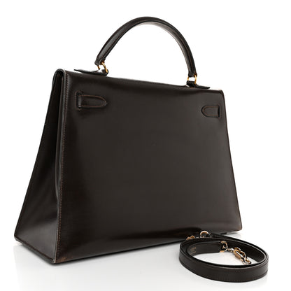 Hermes Box Kelly Sellier 32 Chocolate 3 of 17