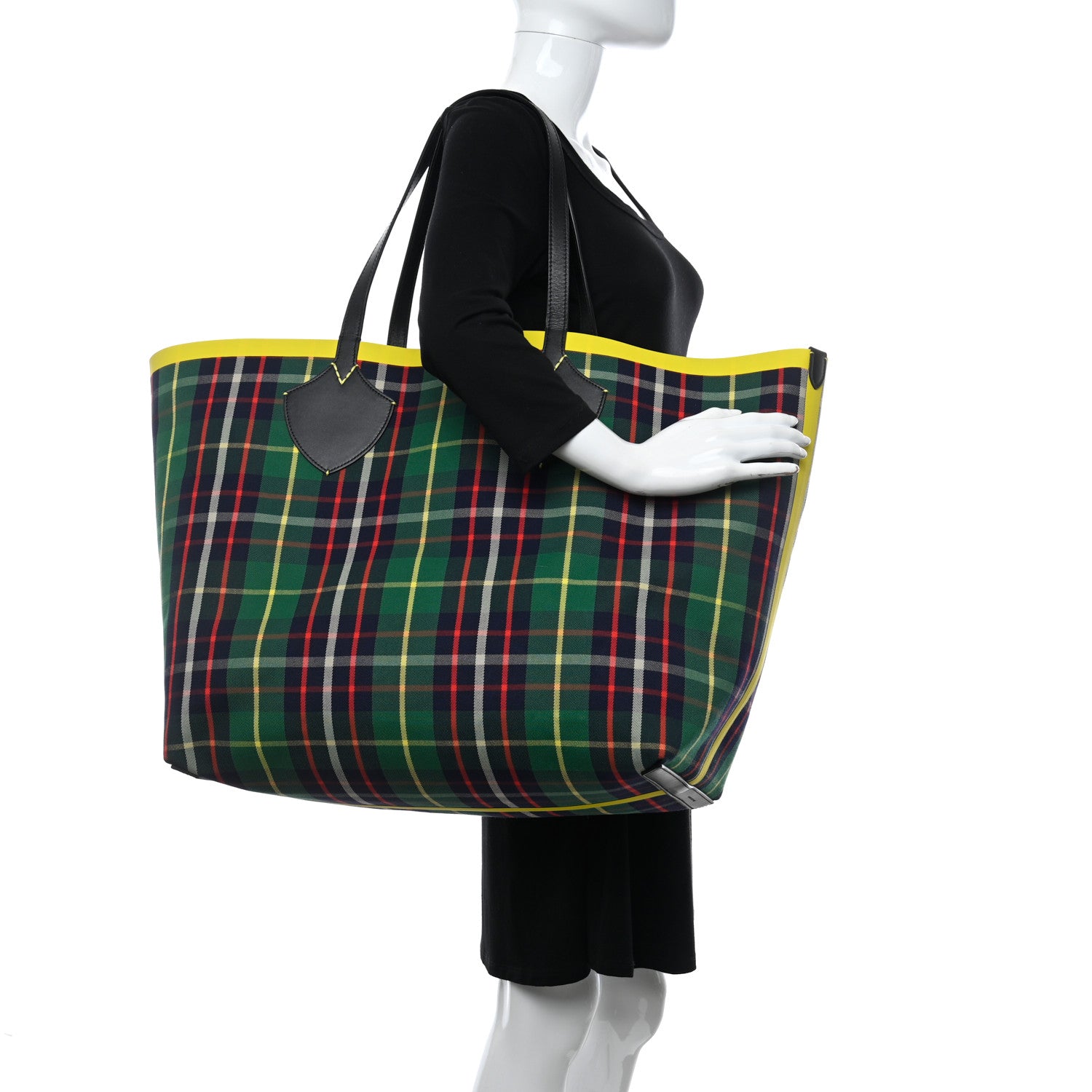 Burberry Vintage Check Medium The Giant Reversible Tote Blue 2 of 15