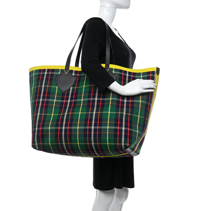 Burberry Vintage Check Medium The Giant Reversible Tote Blue 2 of 15