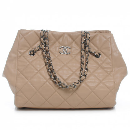 Chanel Caviar Quilted Large Cells Tote Beige 1 of 7