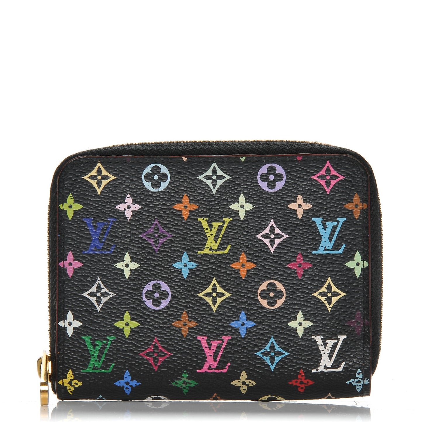 Monogram Multicolor Zippy Coin Purse Black Grenade