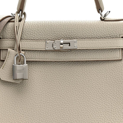 Hermes Togo Kelly Retourne 25 Beton Gris Asphalte 8 of 11