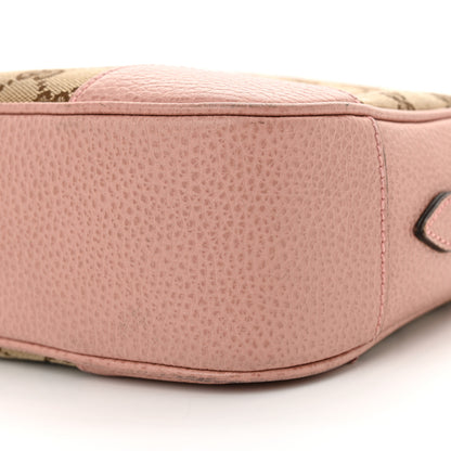 Gucci Monogram Mini Bree Messenger Bag Beige Soft Pink 10 of 12
