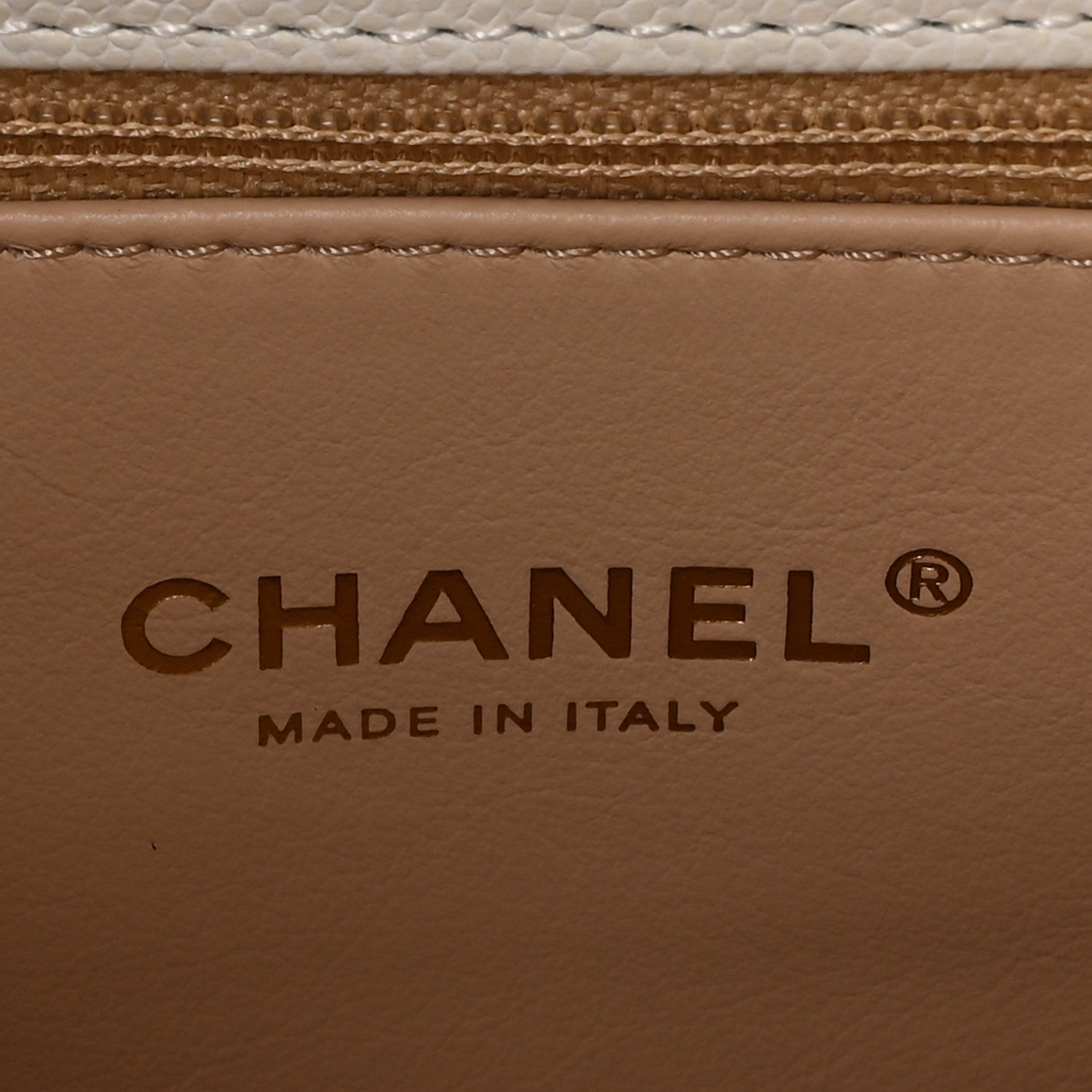 Chanel Caviar Quilted Small Coco Handle Flap White 6 of 11