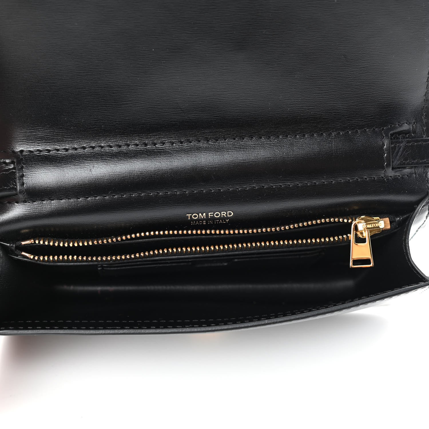 Tom Ford Palmellato Calfskin TF Mini Bag Black 4 of 4