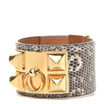 Hermes Lizard Collier De Chien CDC Bracelet T3 Ombre 1 of 8