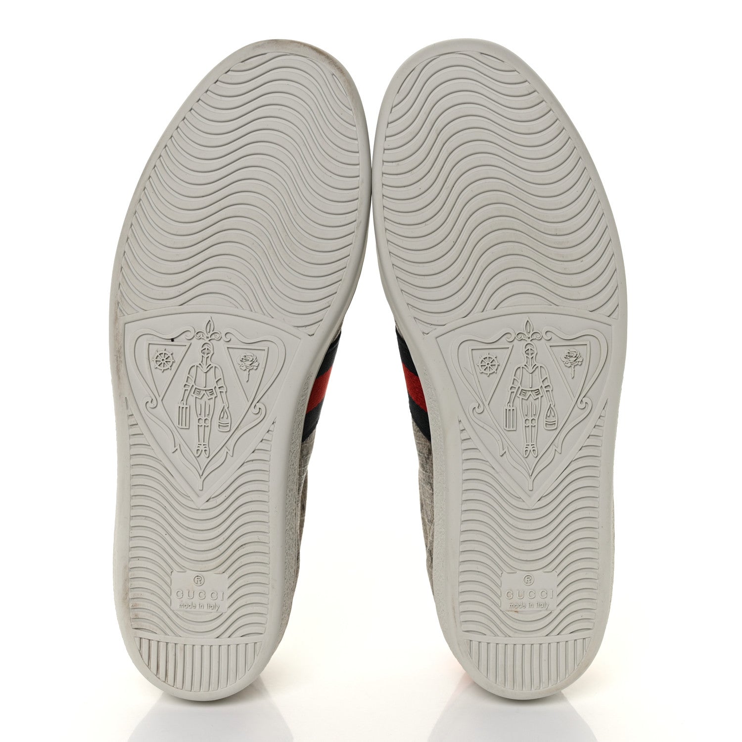 Gucci GG Supreme Monogram Womens Ace Low-Top Sneaker 40 Beige 5 of 10