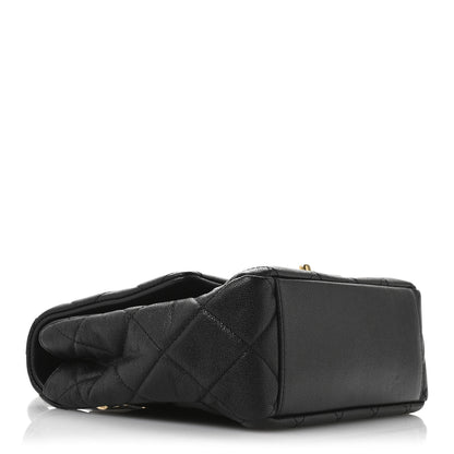Chanel Caviar Quilted Small Top Handle Flap Black 4 of 11