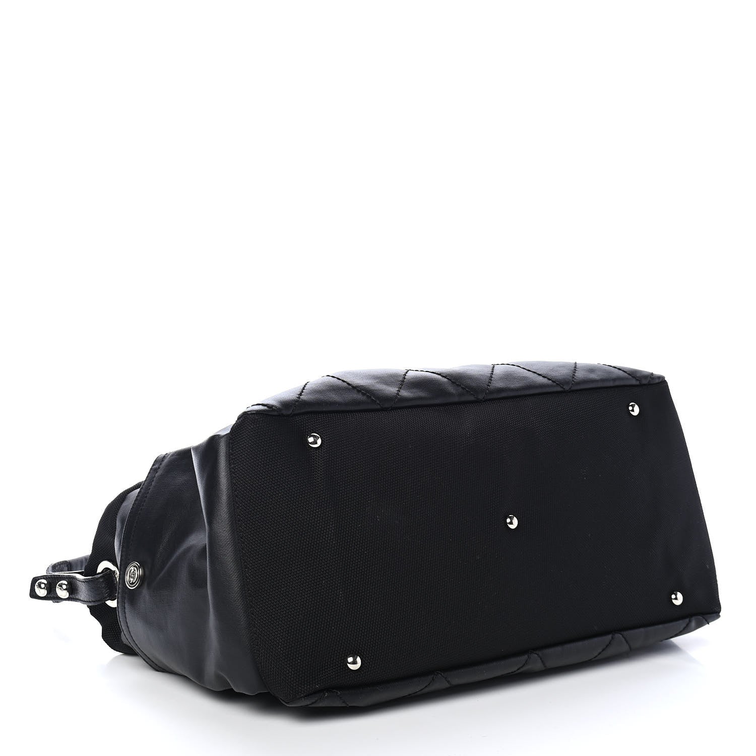 Chanel Coated Canvas Paris Biarritz Hobo Black 3 of 6