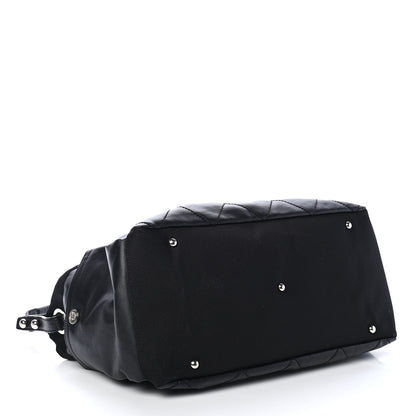 Chanel Coated Canvas Paris Biarritz Hobo Black 3 of 6