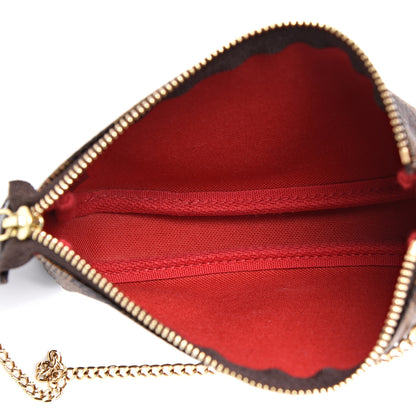 Louis Vuitton Damier Ebene Mini Pochette Accessories 4 of 7