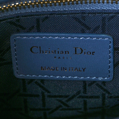 Christian Dior Lambskin Cannage Small My ABCDior Lady Dior Blue 6 of 9