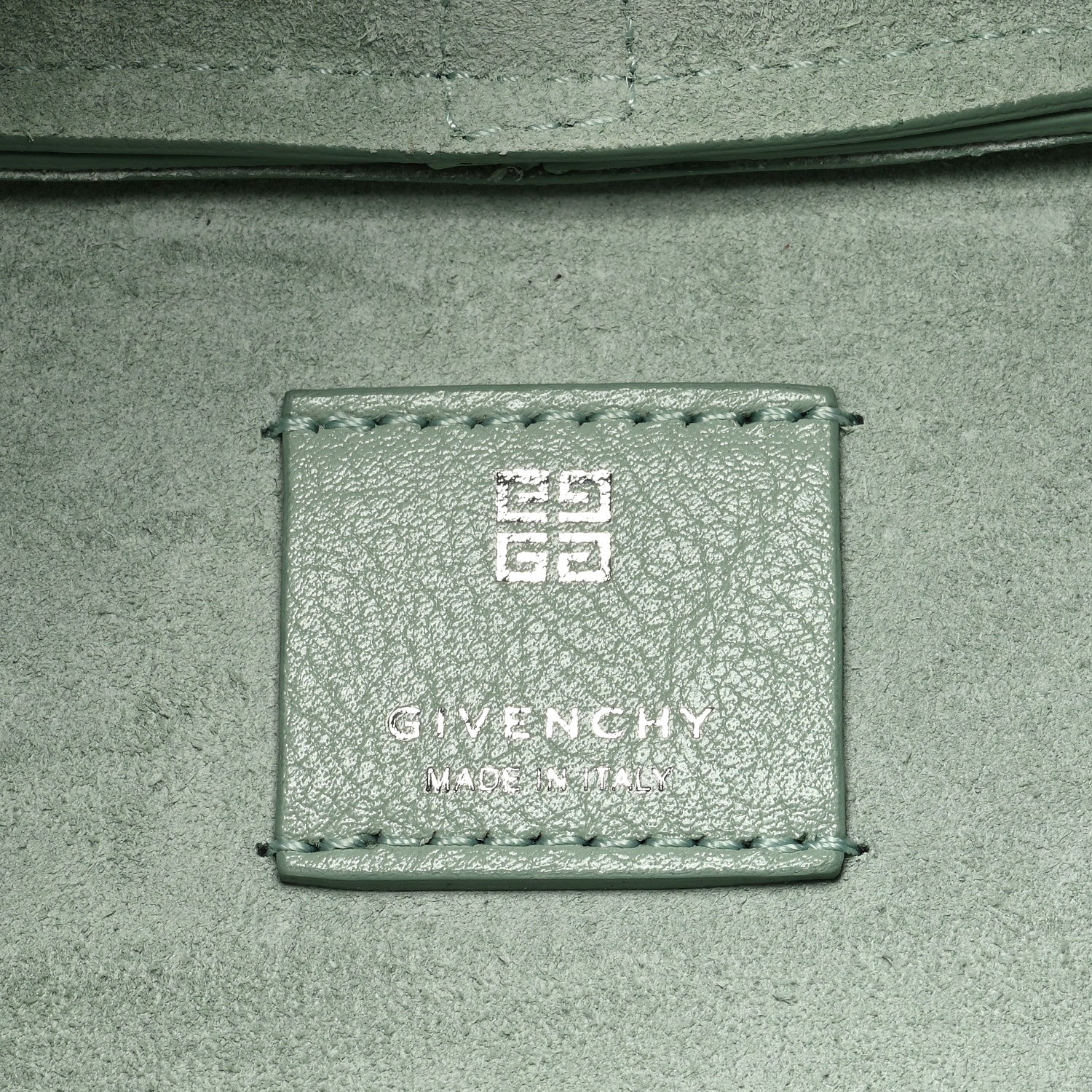 Givenchy Textured Calfskin Mini G Hobo Celadon 6 of 11