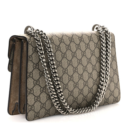 Gucci GG Supreme Monogram Small Dionysus Shoulder Bag Taupe Taupe 3 of 13