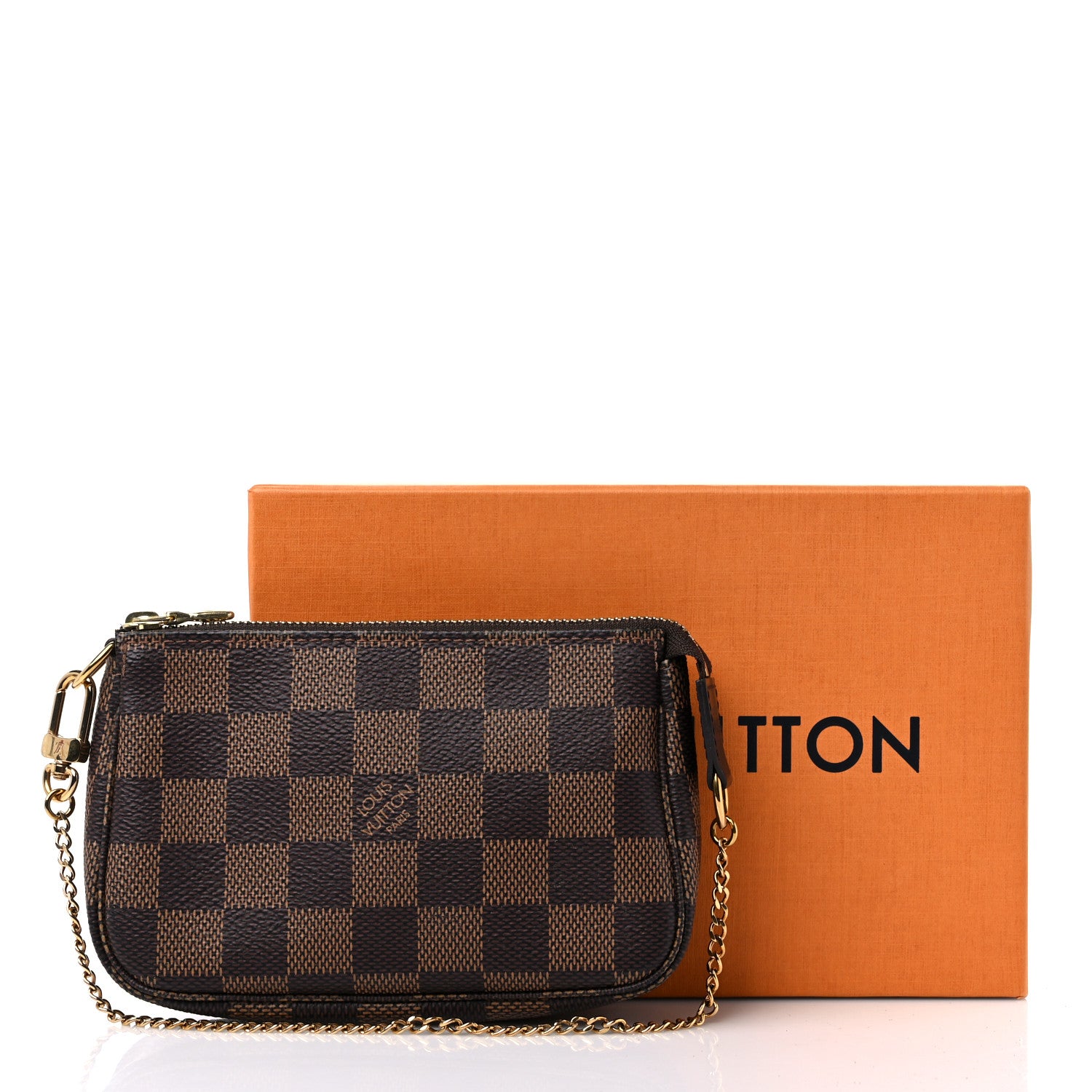 Louis Vuitton Damier Ebene Mini Pochette Accessories 9 of 9