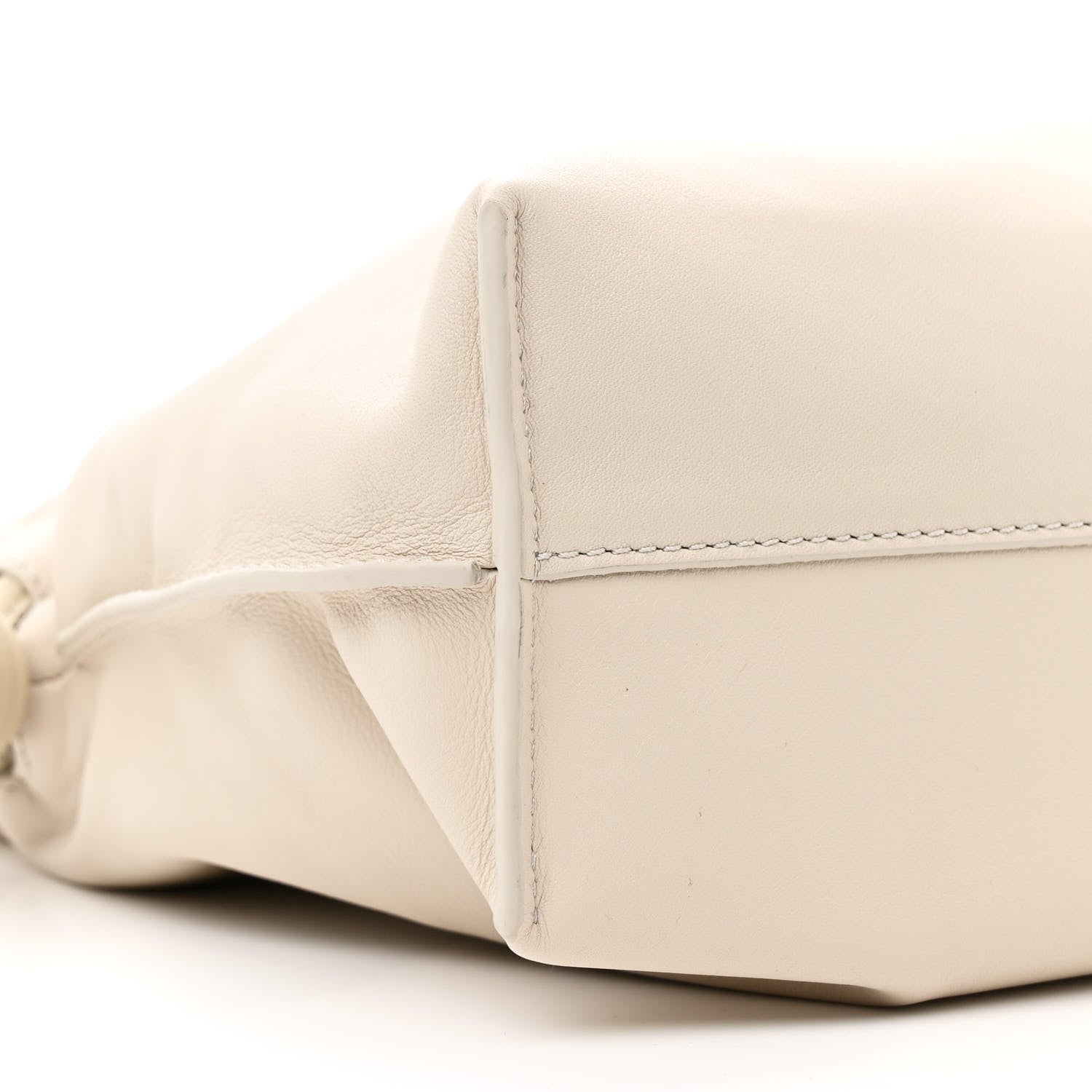 Loewe Mellow Nappa Medium Flamenco Knot Clutch Sea Salt 8 of 10