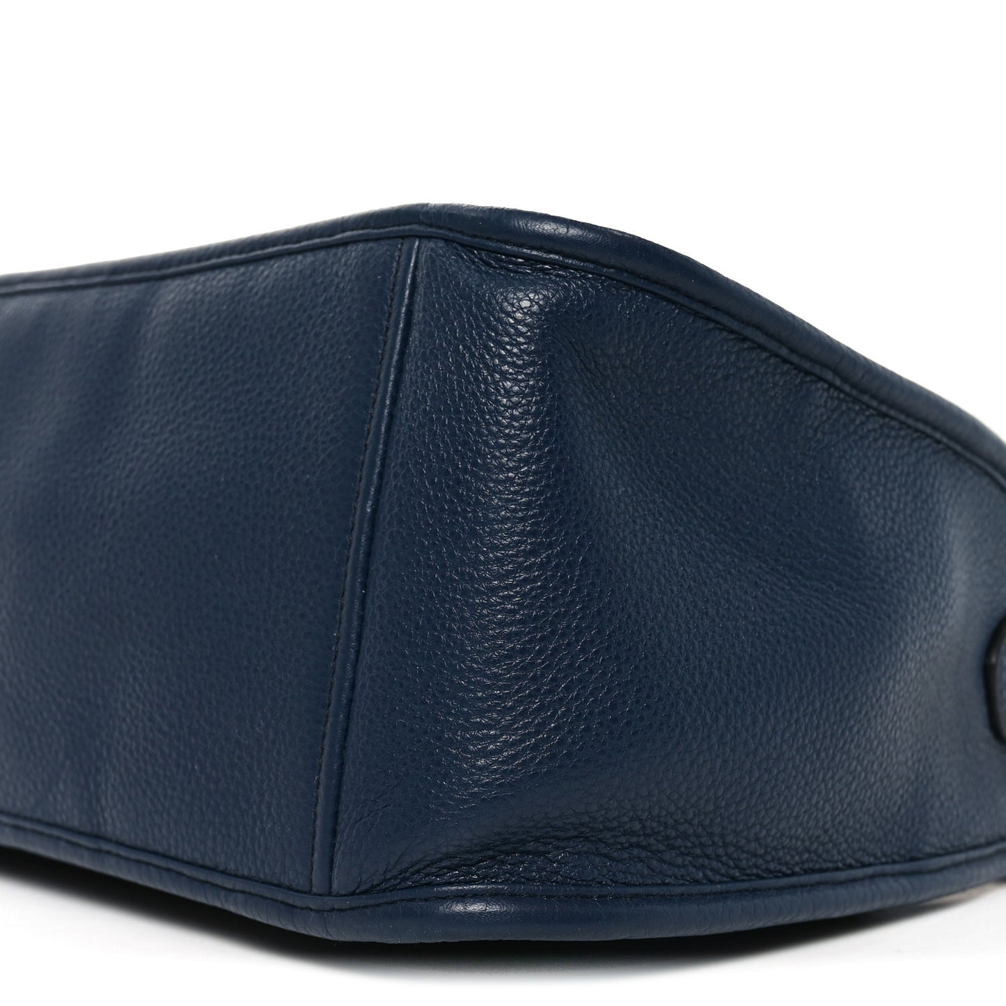 Vitello Daino Soft Shoulder Bag Blue