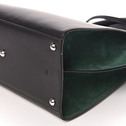 Fendi Vitello Baltico Kore Petite 3Jours Tote Black Verde Prato 9 of 10