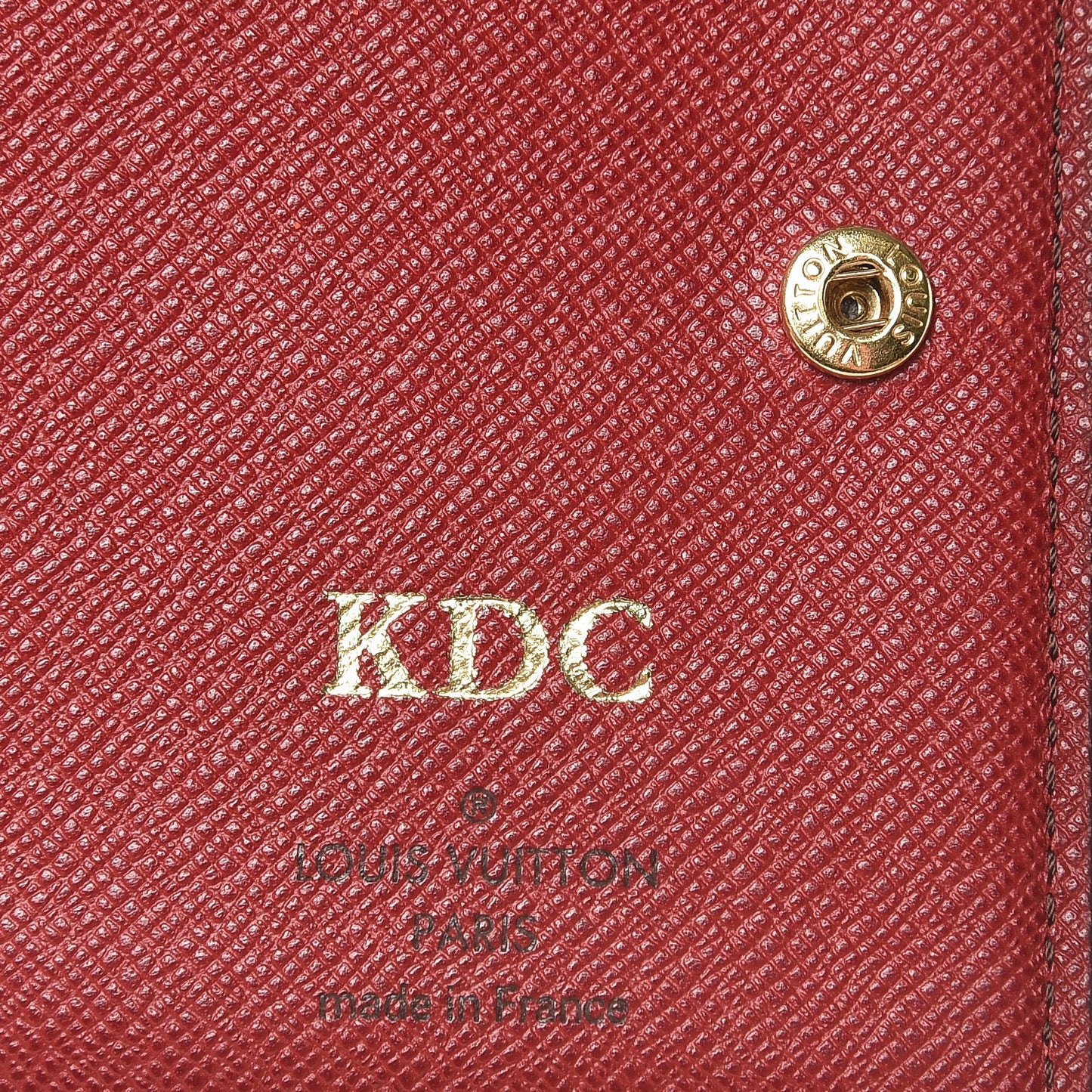 Monogram Compact Marie Wallet Rouge