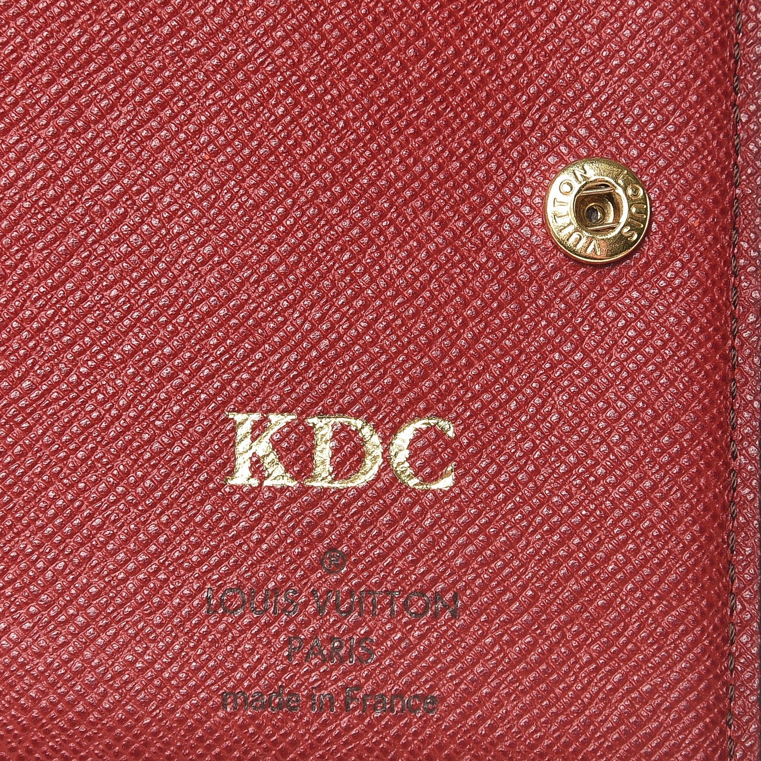 Louis Vuitton Monogram Compact Marie Wallet Rouge 6 of 7