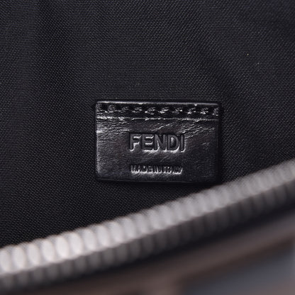 Fendi Vitello FF 1974 Embossed Pouch Maya Black 6 of 10
