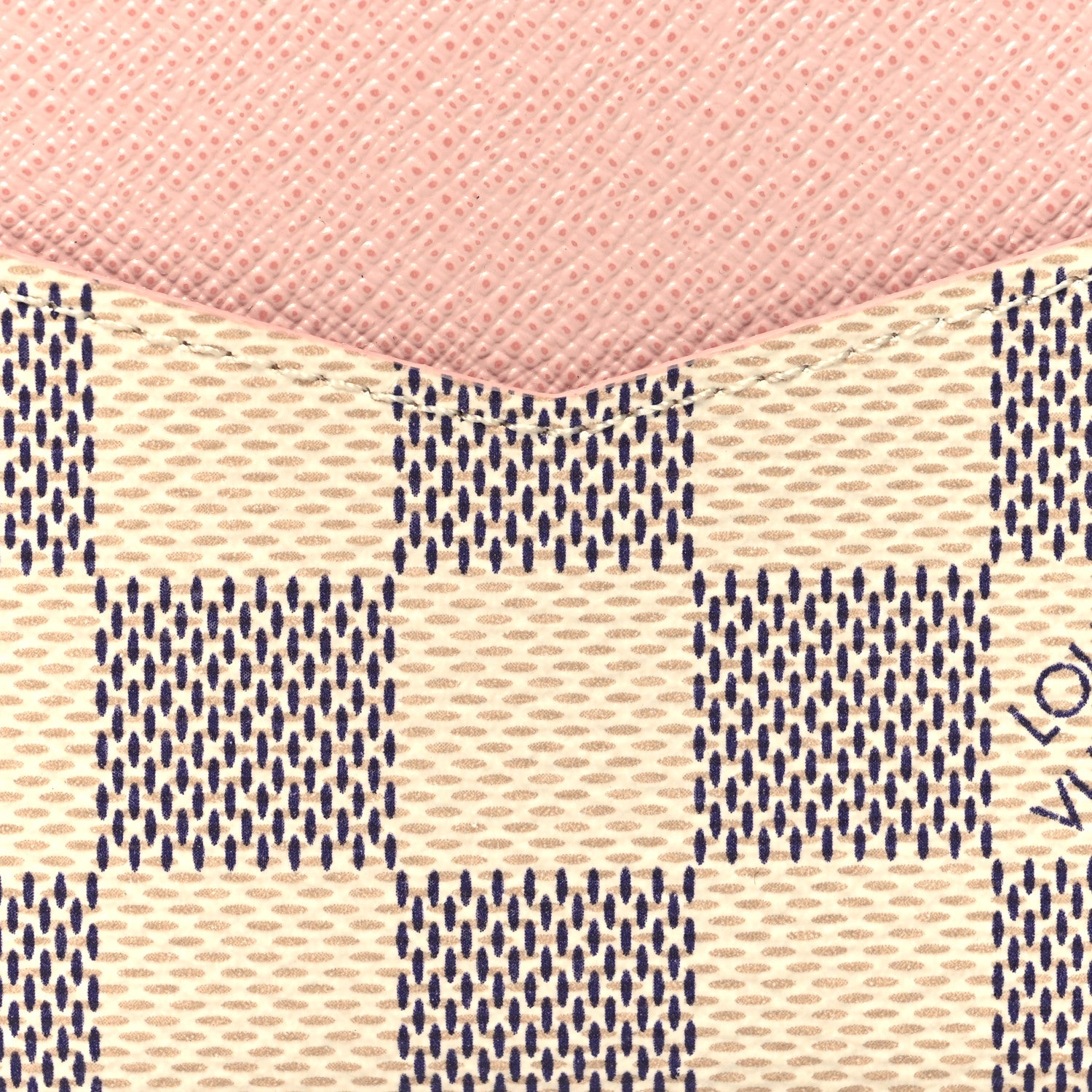 Louis Vuitton Damier Azur Daily Card Holder Rose Ballerine 8 of 8