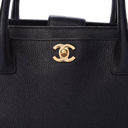 Chanel Calfskin Cerf Shopper Tote Black 8 of 16