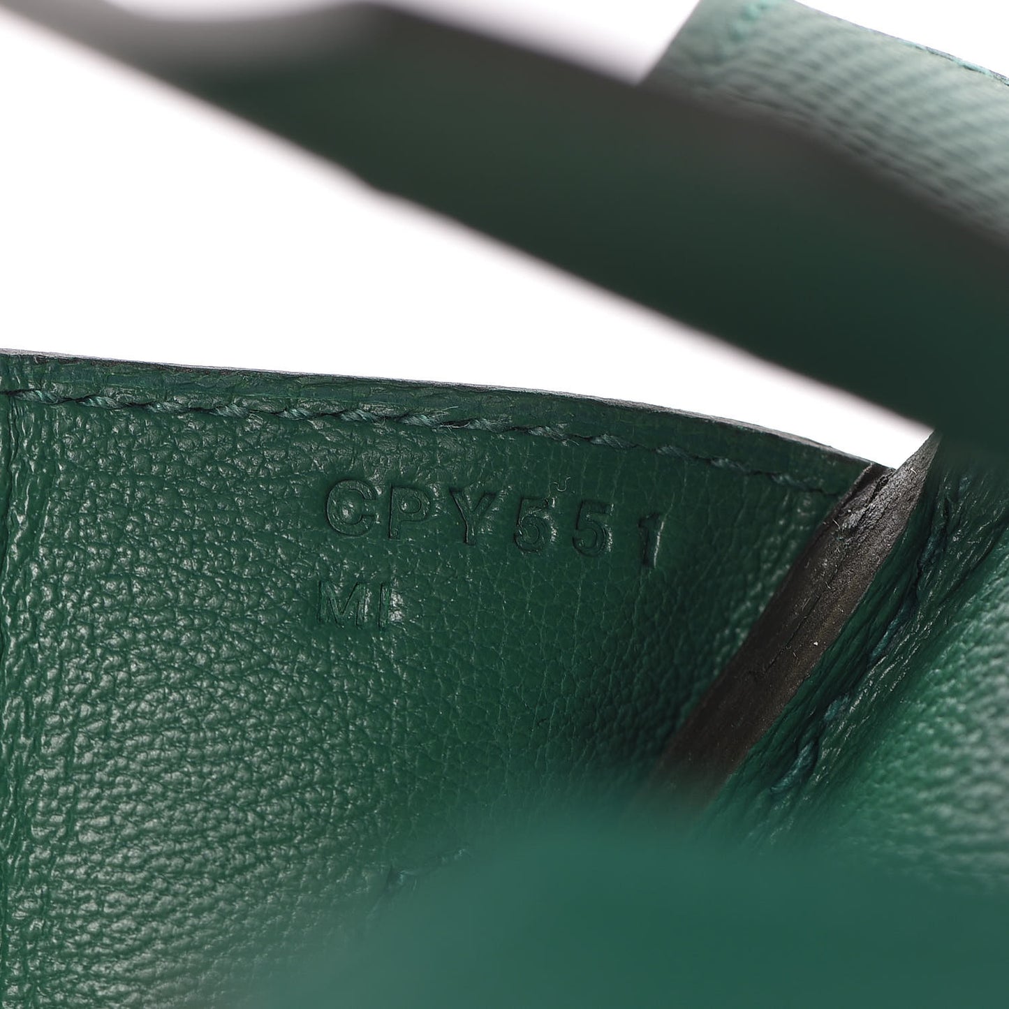 Epsom Birkin 35 Vert Vertigo