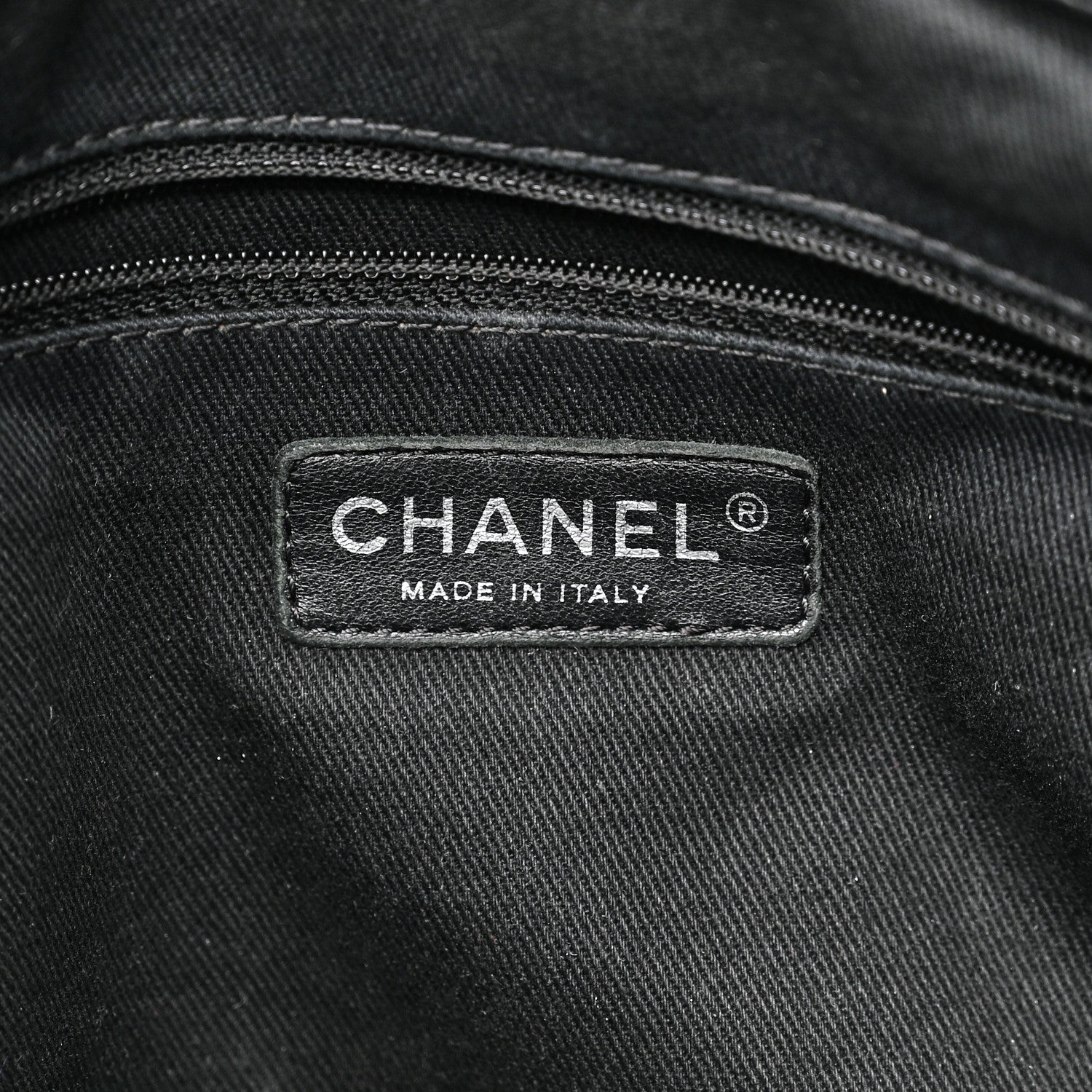 Chanel Caviar Quilted CC Timeless Soft Tote Black 7 of 10