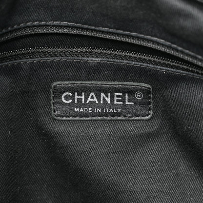 Chanel Caviar Quilted CC Timeless Soft Tote Black 7 of 10