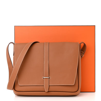 Hermes Togo Steve Light Messenger Gold 11 of 11