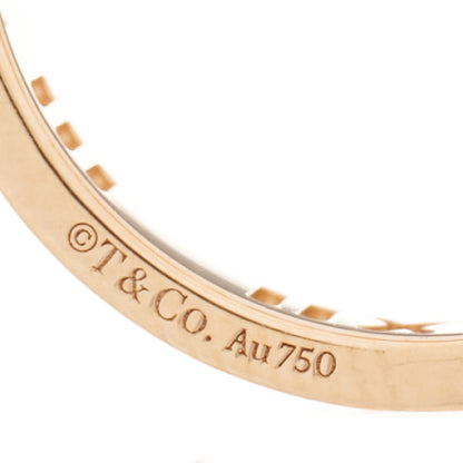 Tiffany 18K Rose Gold Diamond Atlas Pierced Ring 49 4.75 4 of 4