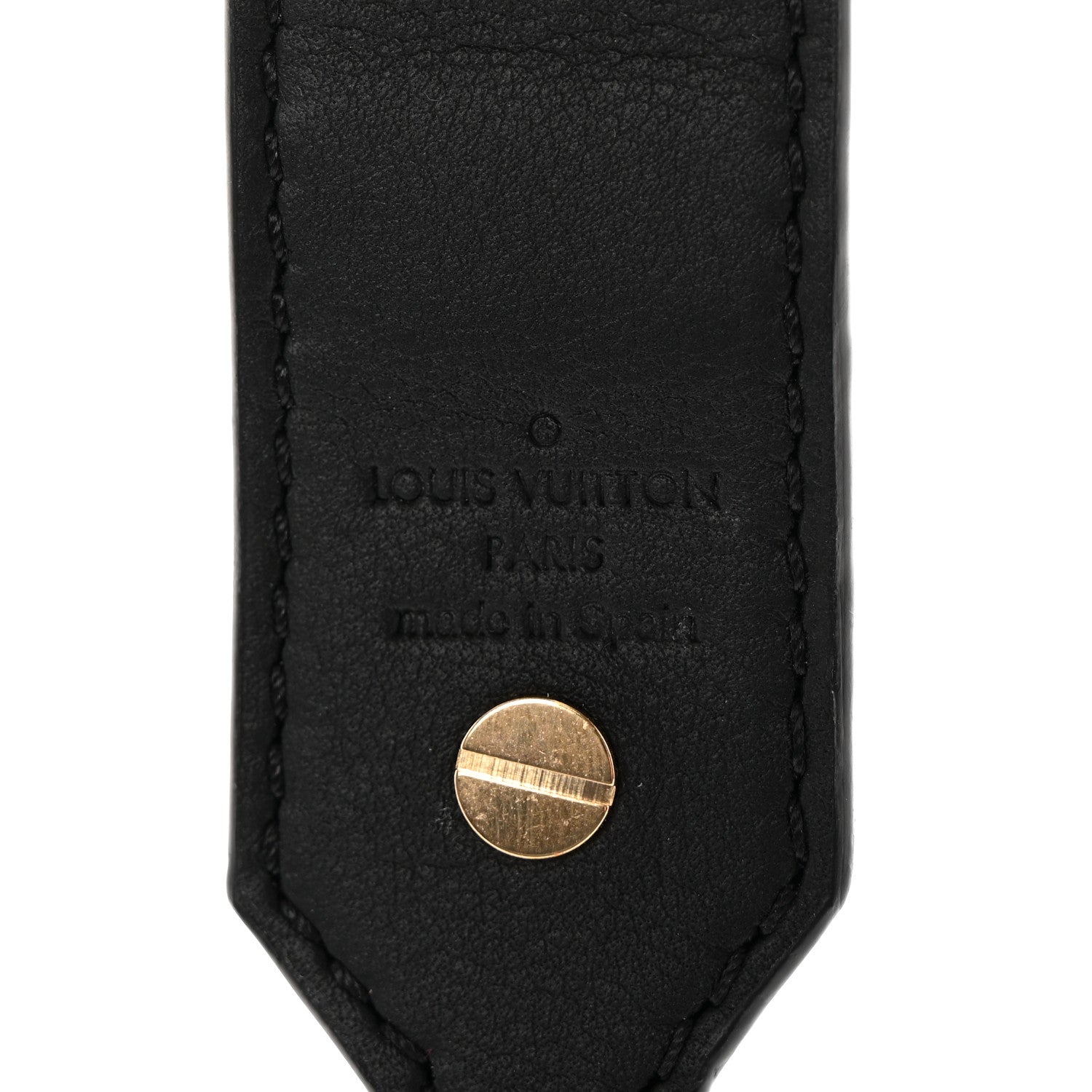 Louis Vuitton Monogram Bandouliere Shoulder Strap Black 4 of 5