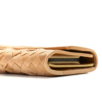 Bottega Veneta Nappa Intrecciato Continental Flap Wallet Camel 5 of 13