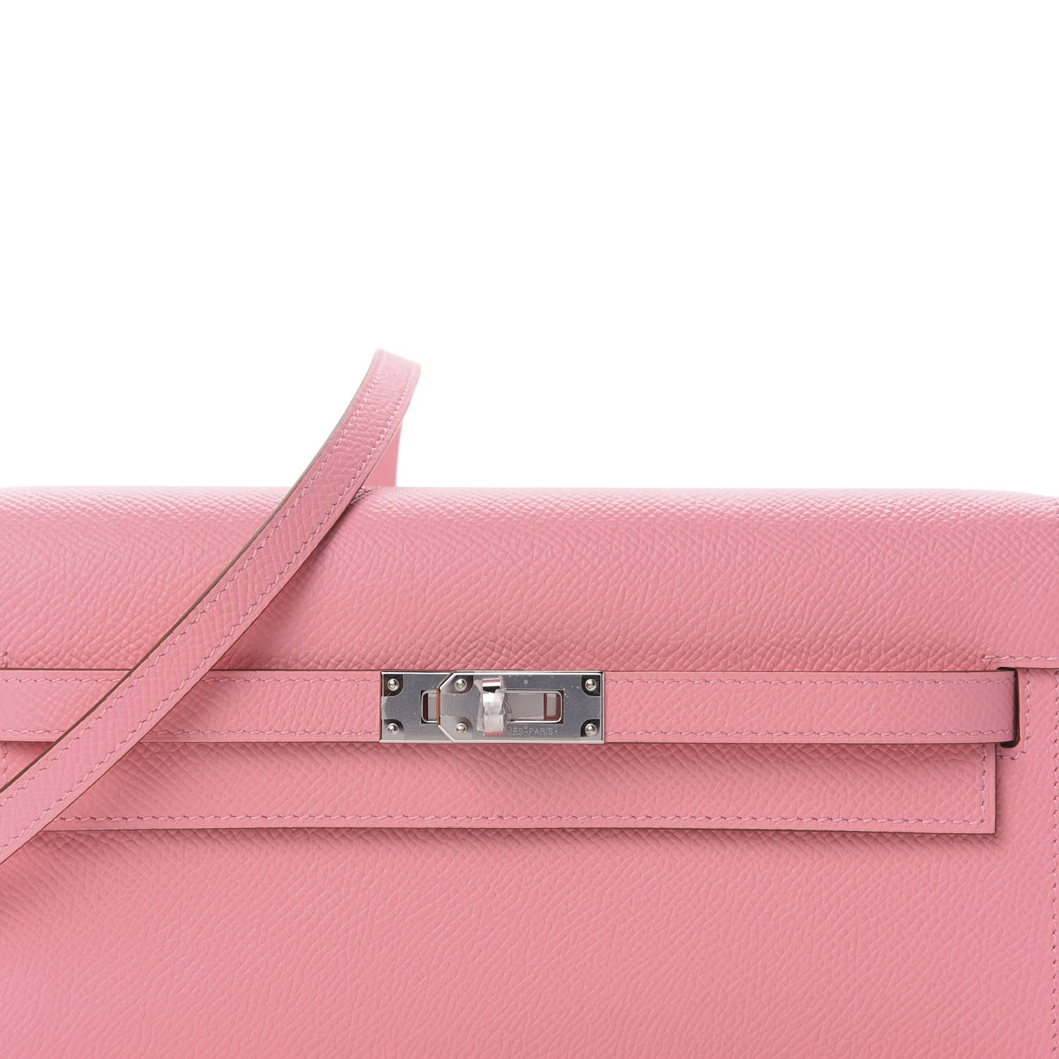 Hermes Epsom Kelly Wallet To Go Rose Confetti 7 of 8