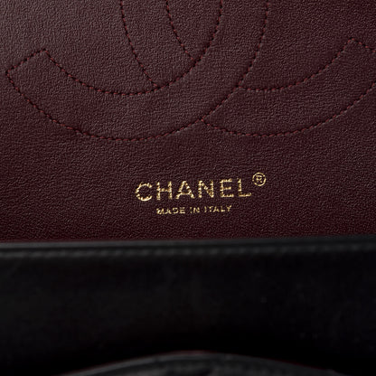 Chanel Lambskin Quilted Jumbo Double Flap Black 7 of 8