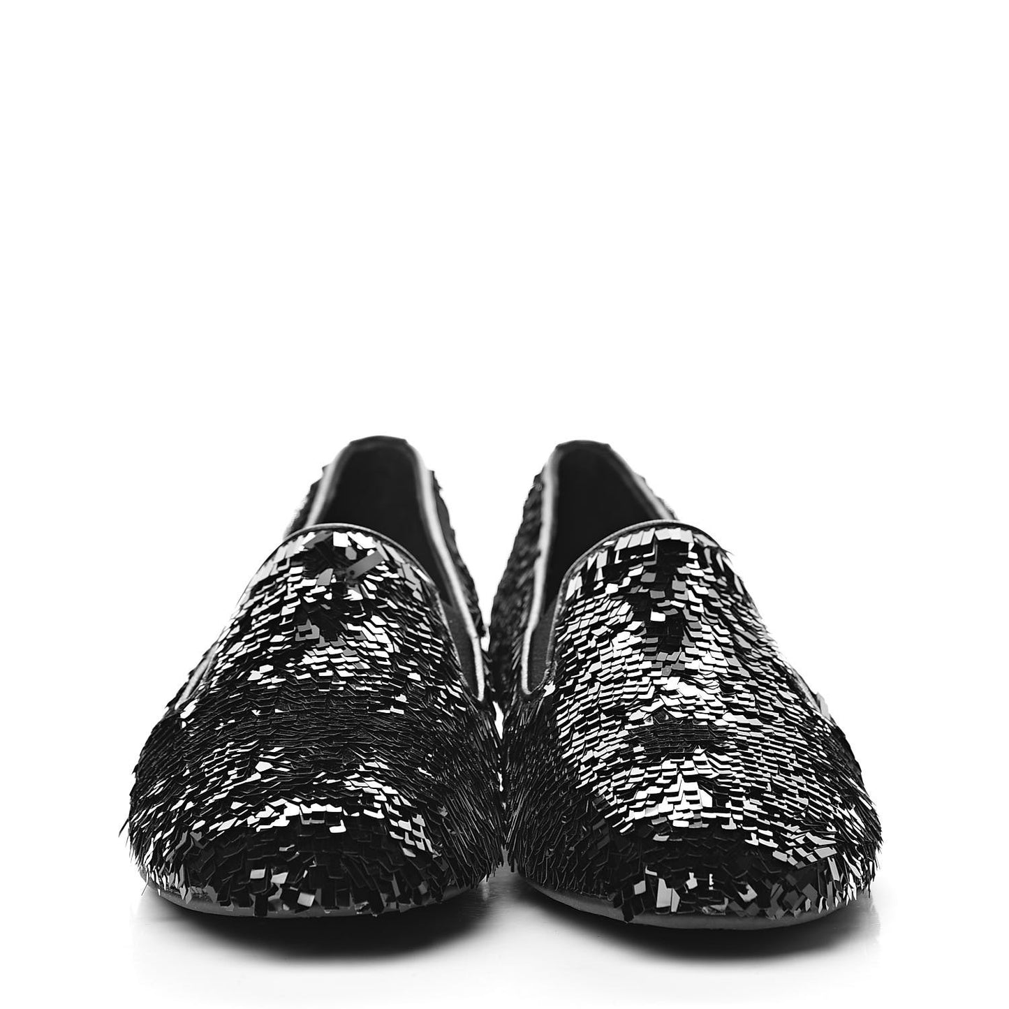 Sequin CC Loafers 37 Black
