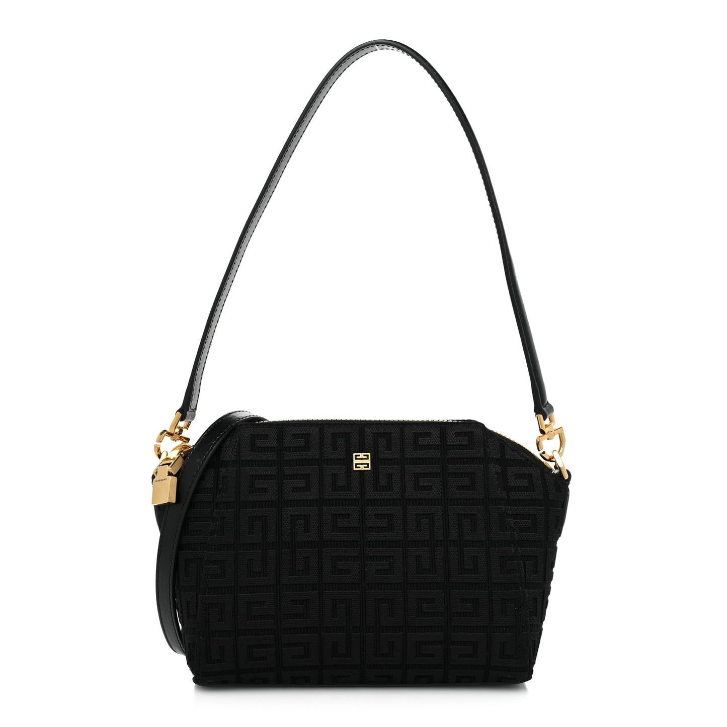 Canvas Embroidered XS Antigona 4G Black