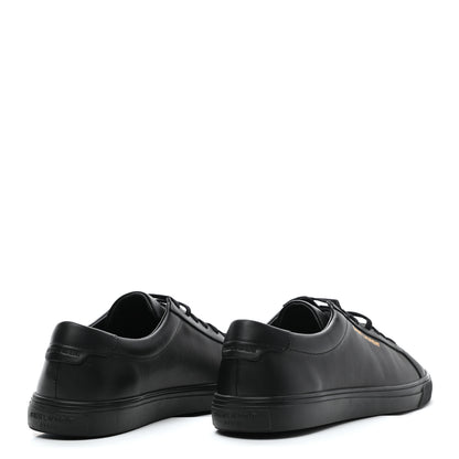 Saint Laurent Calfskin Andy Low Top Sneakers 38 Black 4 of 8