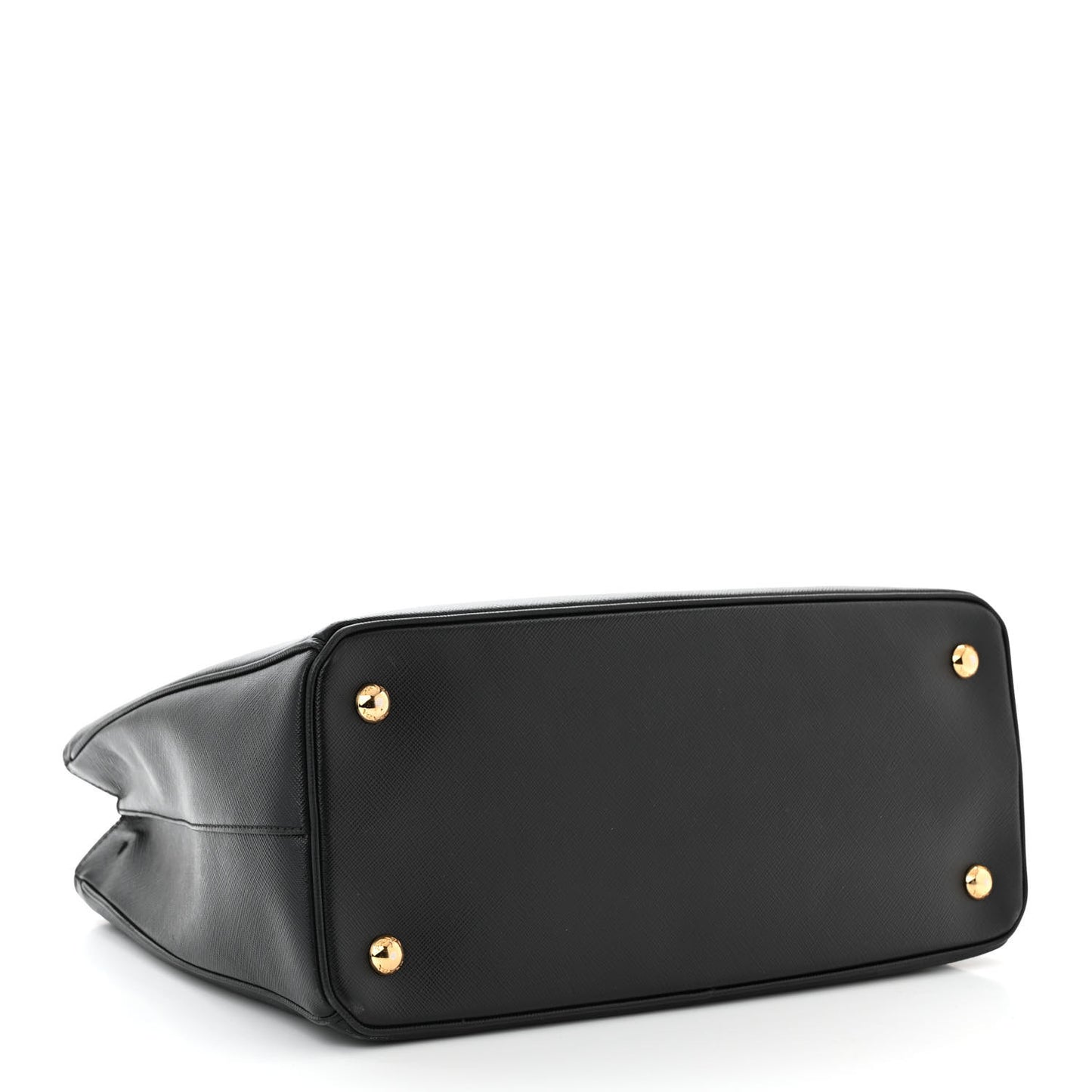 Saffiano Lux Medium Tote Black