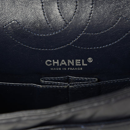 Chanel Aged Calfskin Quilted 2.55 Reissue 225 Flap Navy Blue 5 of 13