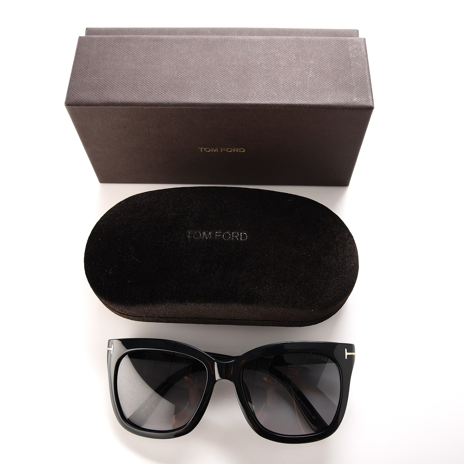 Tom Ford Square Sunglasses TF9313 Black 8 of 8