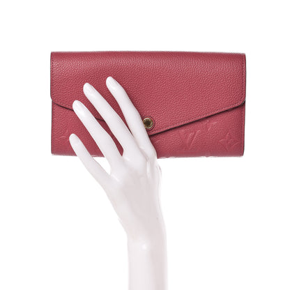 Louis Vuitton Empreinte Sarah Wallet NM Rose Bruyere 2 of 8