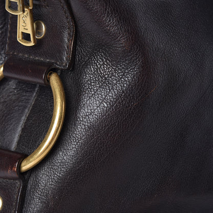 Saint Laurent Calfskin Large Muse Dark Brown 24 of 30